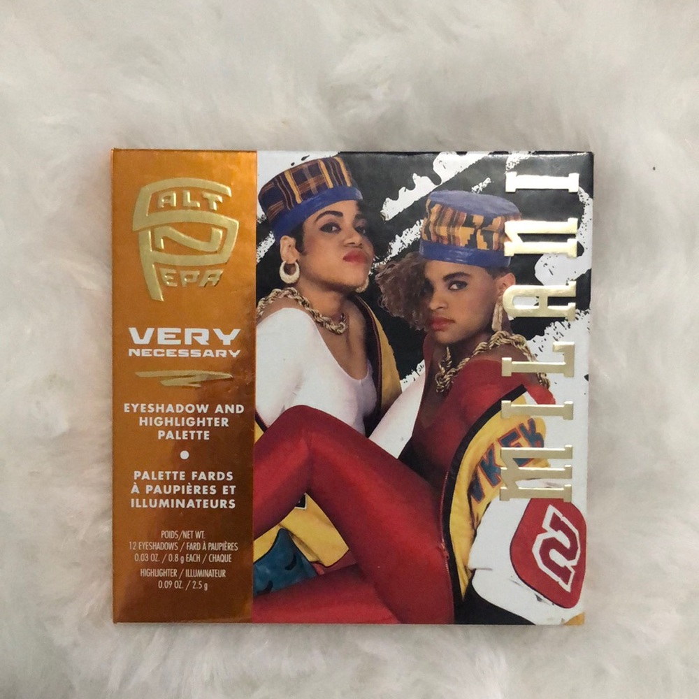 MILANI X SALT-N-PEPA Very Necessary eyeshadow and highlighter pallet
